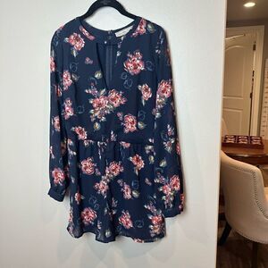 Abercrombie &Fitch Navy Floral Romper 4